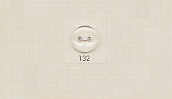 132 DAIYA BUTTONS زر شفاف من البوليستر بفتحتين[Buttons] DAIYA BUTTON