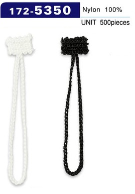 172-5350 نوع حبل سلسلة حلقة الزر، الطول الإجمالي 60 مم (الكمية 500)[Button Loop / Frog Button] DARIN