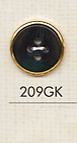 209GK زر بلاستيكي بسيط بأربعة ثقوب للقمصان[أزرار] DAIYA BUTTON