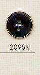 209SK زر بلاستيكي بسيط بأربعة ثقوب للقمصان[أزرار] DAIYA BUTTON