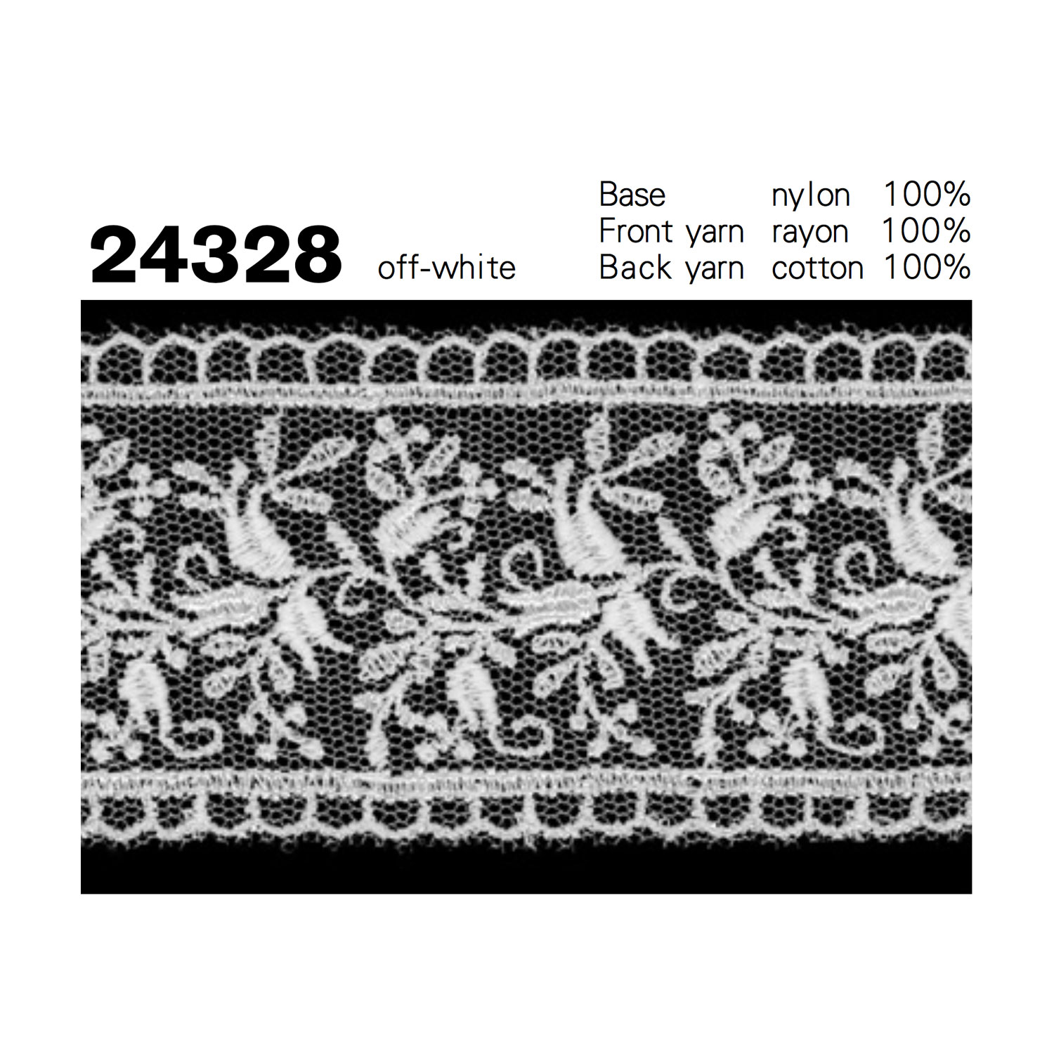 24328 دانتيل تول[Lace] Kyowa Lace
