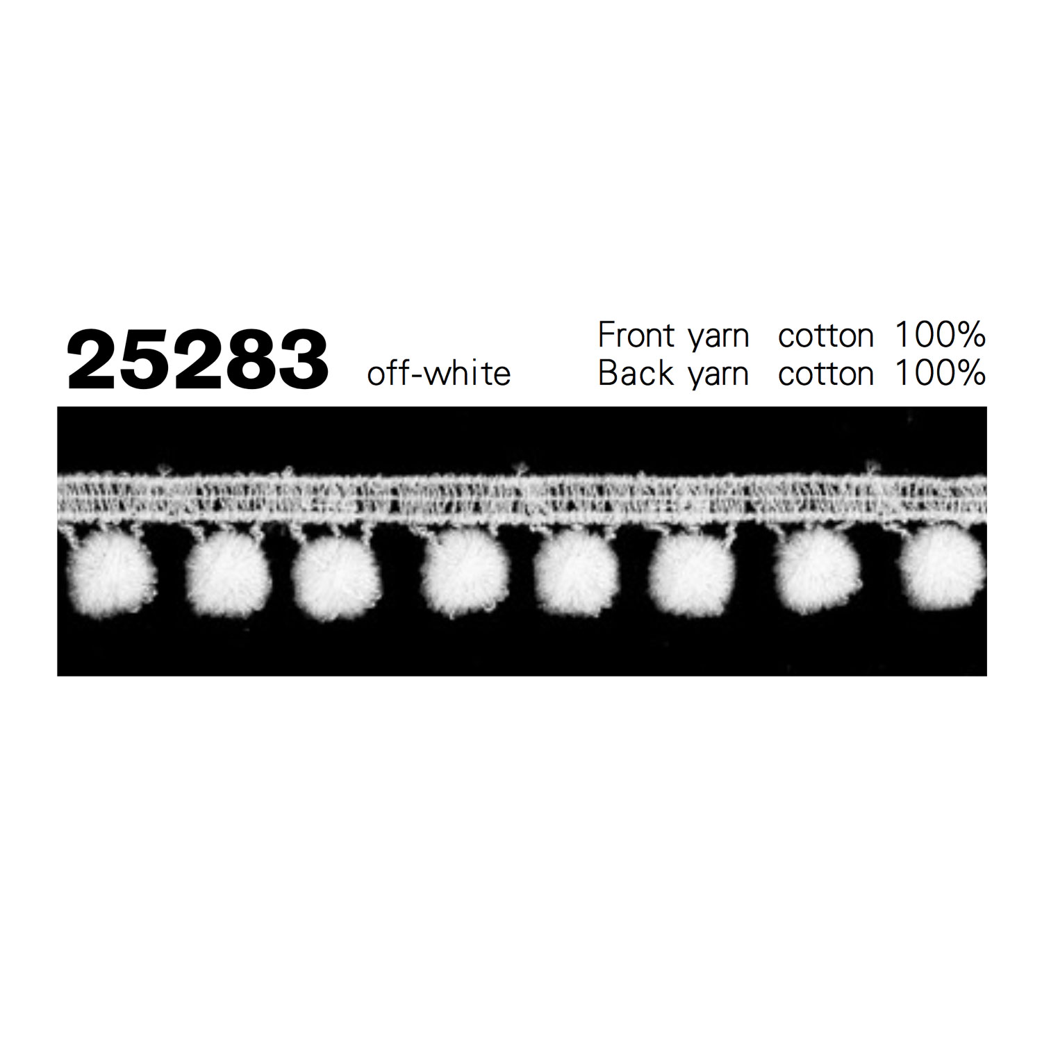 25283 دانتيل كيميائي ضيق[Lace] Kyowa Lace