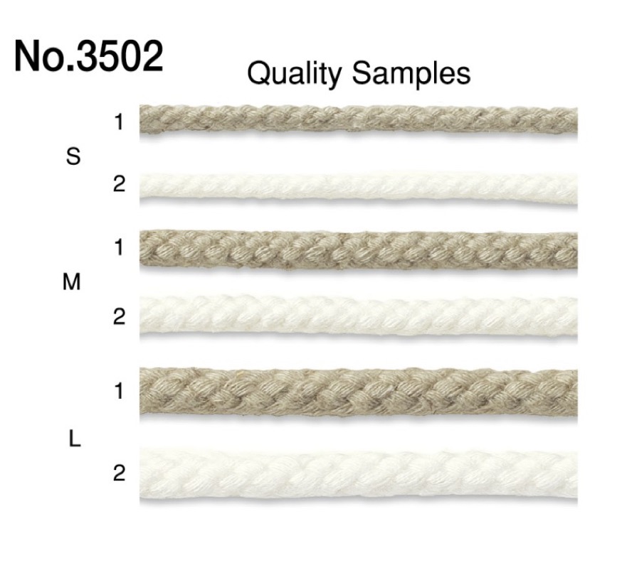 3502 حبل من مزيج الكتان[Ribbons, Tapes, And Cords] ROSE BRAND (Marushin)