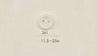 361 DAIYA BUTTONS زر بوليستر بأربعة ثقوب[أزرار] DAIYA BUTTON