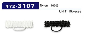 472-3107 حبل مضفور لحلقة الزر نوع 5 مم × 22 مم (10 قطع)[Button Loop / Frog Button] DARIN