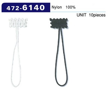 472-6140 حلقة زر، من نوع الحبل المجدول، الطول الإجمالي 52 Mm (10 قطع)[عروة زر / زر ضفدع] DARIN