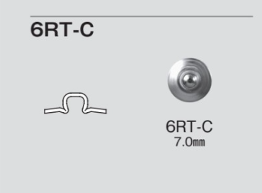 6RT-C 6RT-C برشام مصمت، لأرجل Y فقط[Press Fasteners And Eyelets] Morito (MORITO)