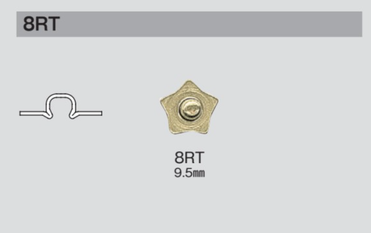 8RT 8RT برشام على شكل نجمة[Press Fasteners And Eyelets] Morito (MORITO)