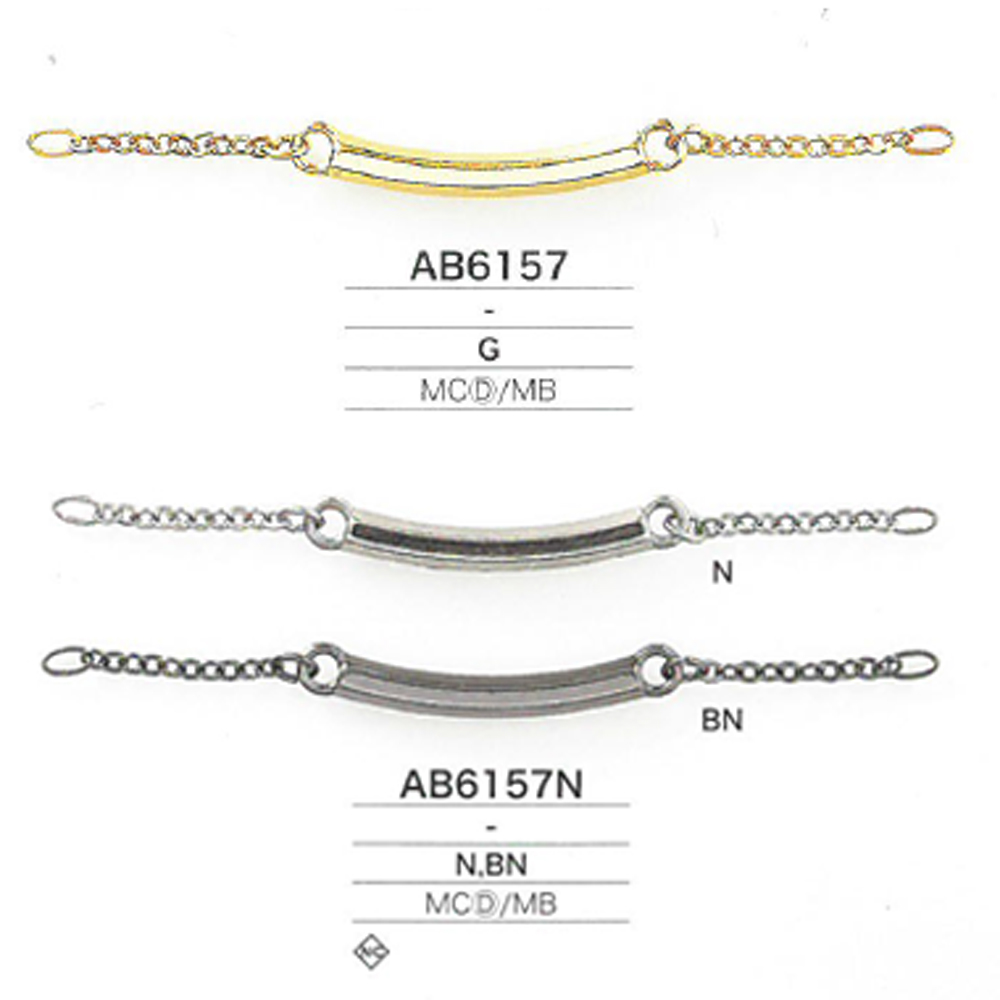 AB6157 قطعة علاقة ياقة من النحاس الأصفر[Other Miscellaneous Goods] IRIS