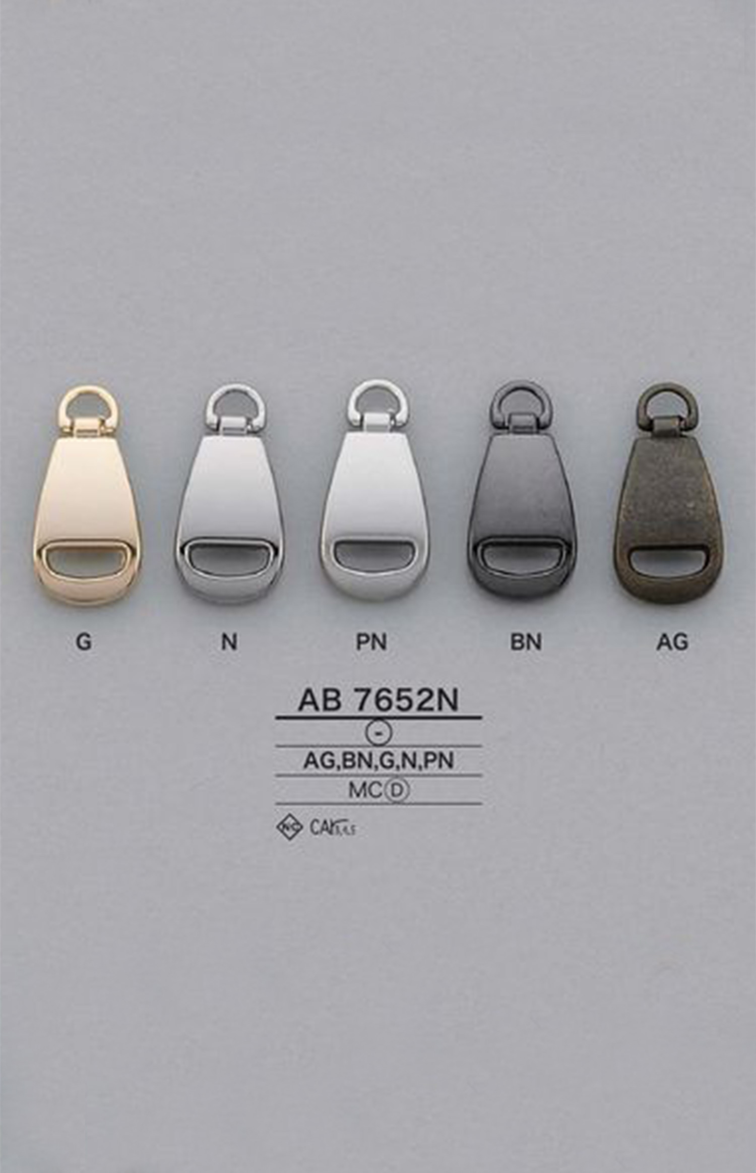 AB7652N نهاية السحاب البيضاوية (لسان السحب) IRIS