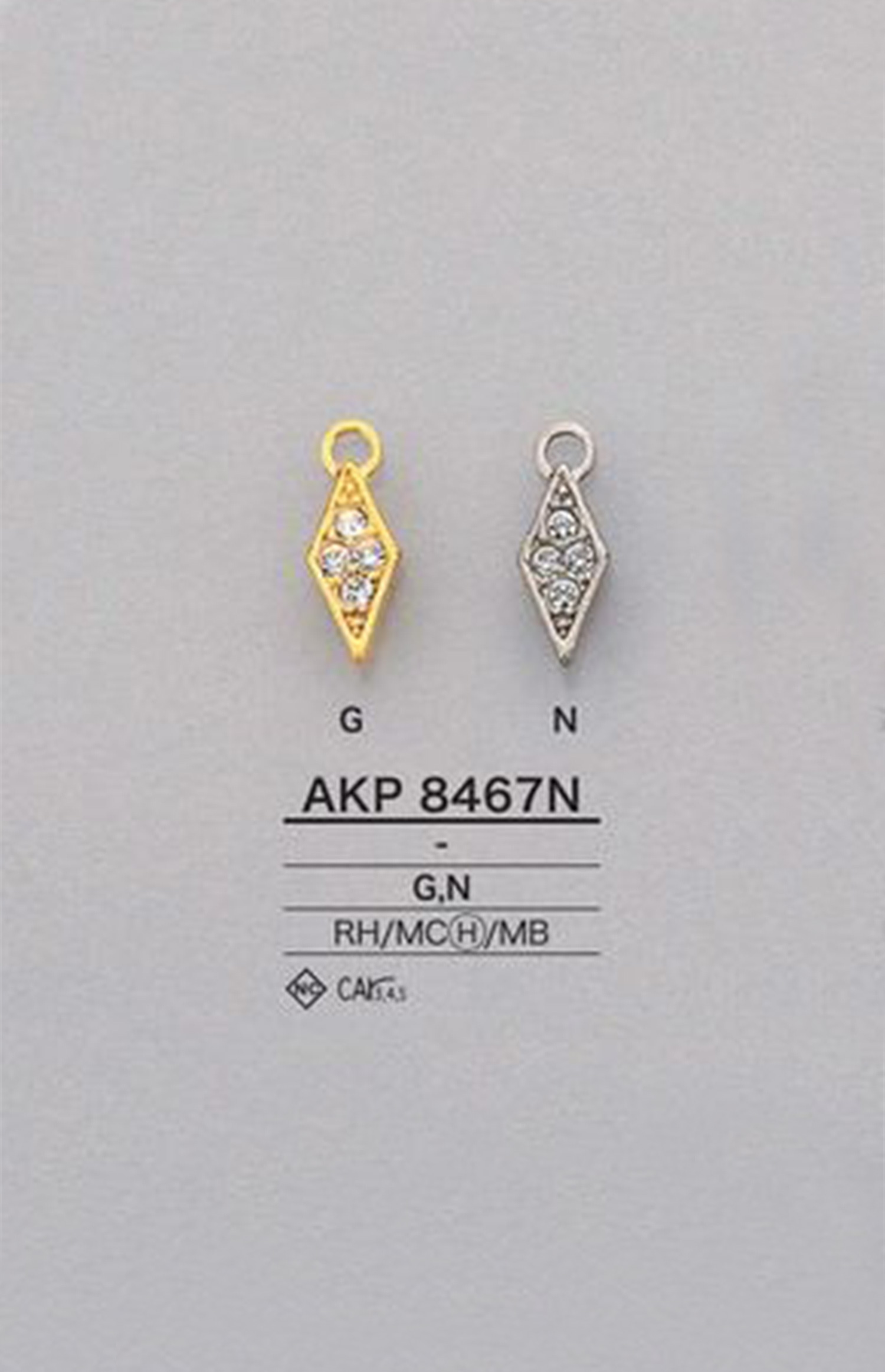 AKP8467N طرف سحاب ماسي مرصع بالأحجار اللامعة (لسان السحب)[Zipper] IRIS
