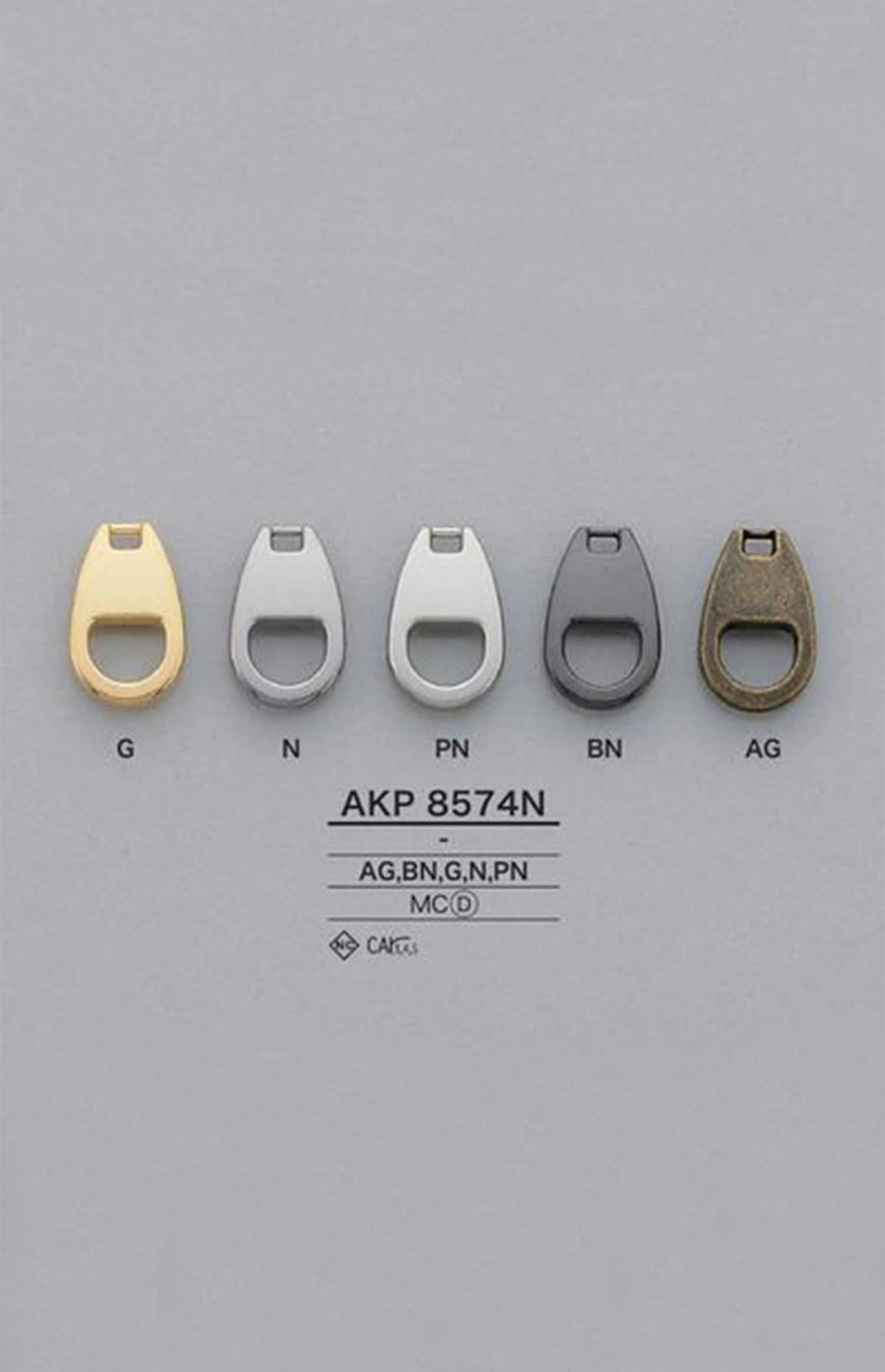 AKP8574N لسان سحاب بيضاوي IRIS
