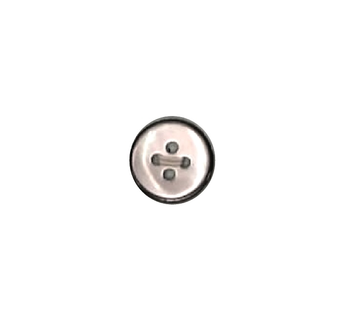 BS-6S زر صدفي Takase ذو 4 ثقوب وحافة أمامية[Buttons] Tomoi