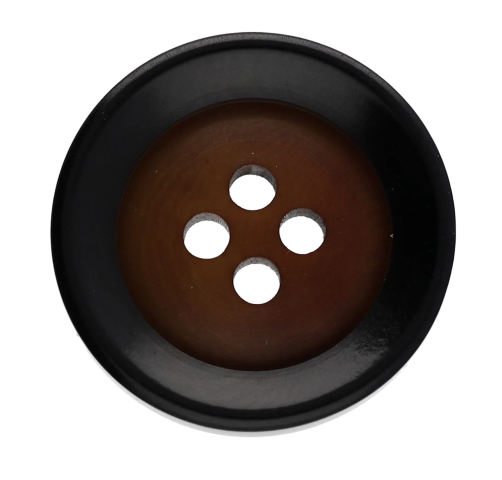 CD148 زر من جوز حقيقي، لامع[أزرار] Koutoku Button
