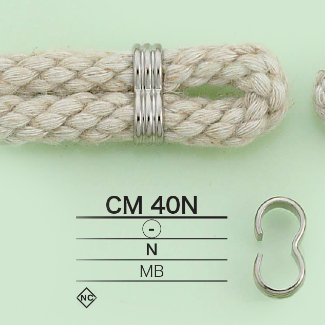 CM40N وصلة قوسية، متوافقة مع أجهزة كشف المعادن[أبازيم وحلقات] IRIS