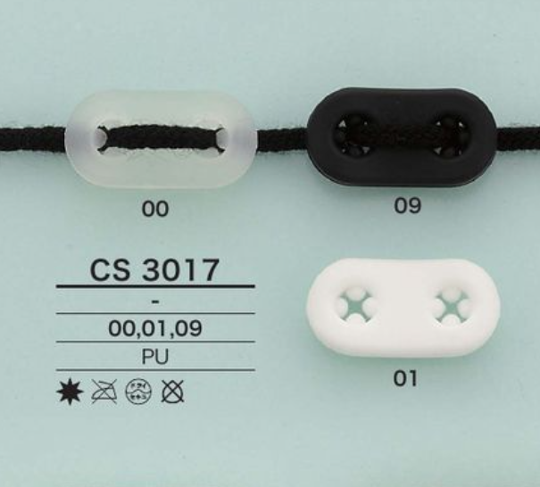 CS3017 قفل رباط على شكل أنف الخنزير من البولي يوريثان[أبازيم وحلقات] IRIS