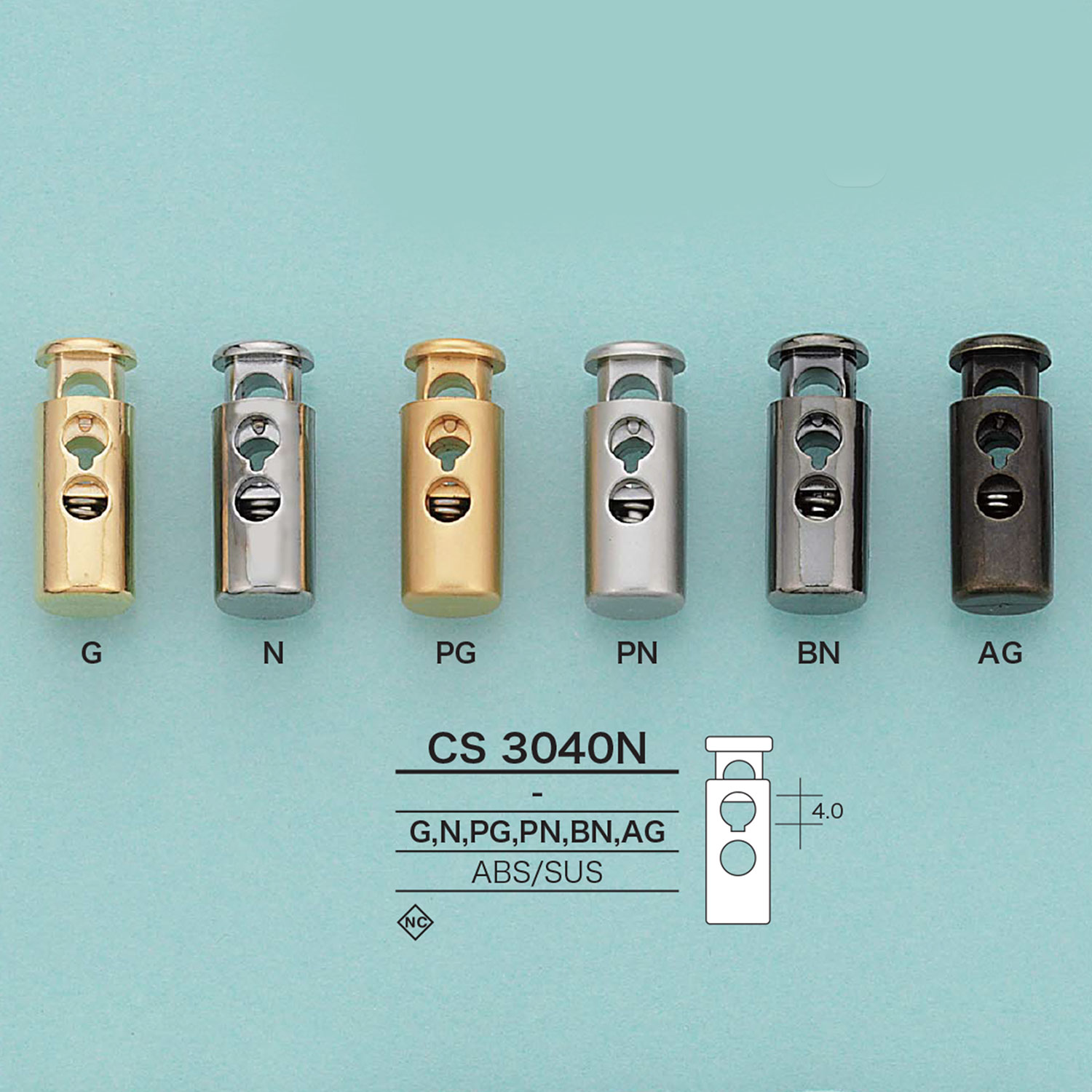 CS3040N مثبت الحبل[أبازيم وحلقات] IRIS