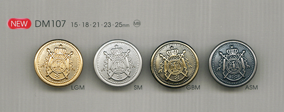 DM107 زر معدني فاخر للجاكيت[أزرار] DAIYA BUTTON