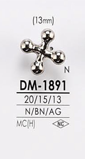 DM1891 زر معدني[أزرار] IRIS