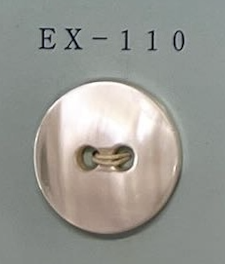 EX110 زر صدفي Takase بدون إطار بفتحتين[أزرار] Tomoi
