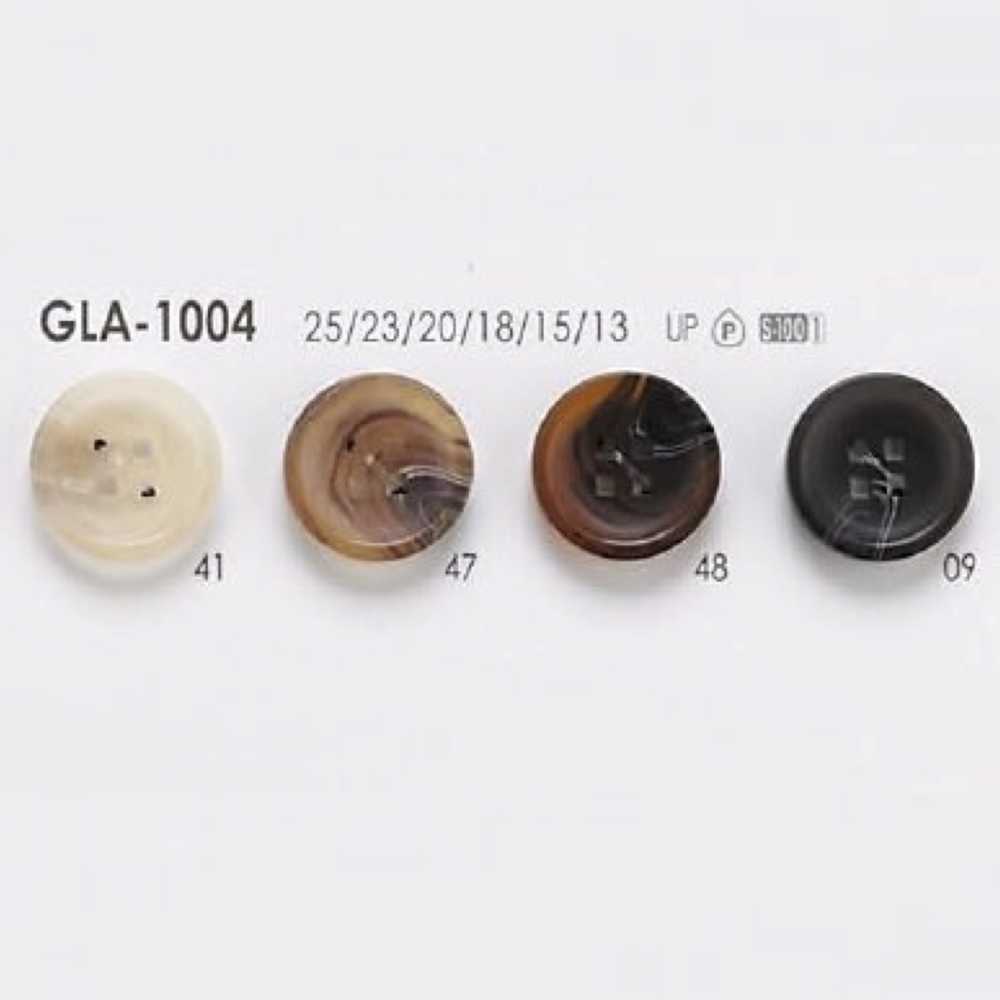 GLA1004 زر راتنج البوليستر بأربع فتحات[أزرار] IRIS