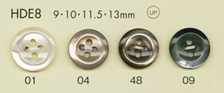 HDE8 DAIYA BUTTONS سلسلة HYPER DURABLE المقاومة للصدمات زر بوليستر بتأثير الصدف[أزرار] DAIYA BUTTON