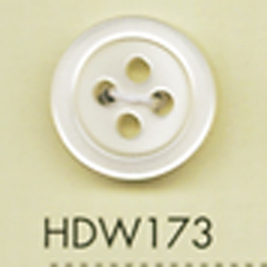 HDW173 DAIYA BUTTONS سلسلة HYPER DURABLE المقاومة للصدمات زر بوليستر بمظهر الصدفة[أزرار] DAIYA BUTTON