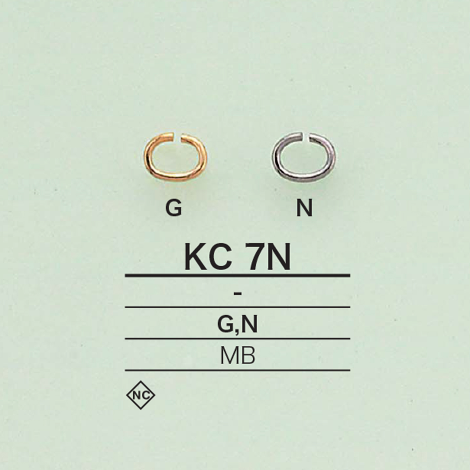 KC7N حلقة C[أبازيم وحلقات] IRIS