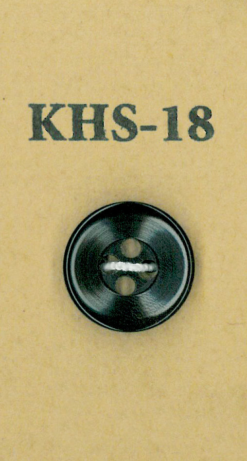 KHS-18 زر قرن جاموس صغير بأربع ثقوب[أزرار] Koutoku Button