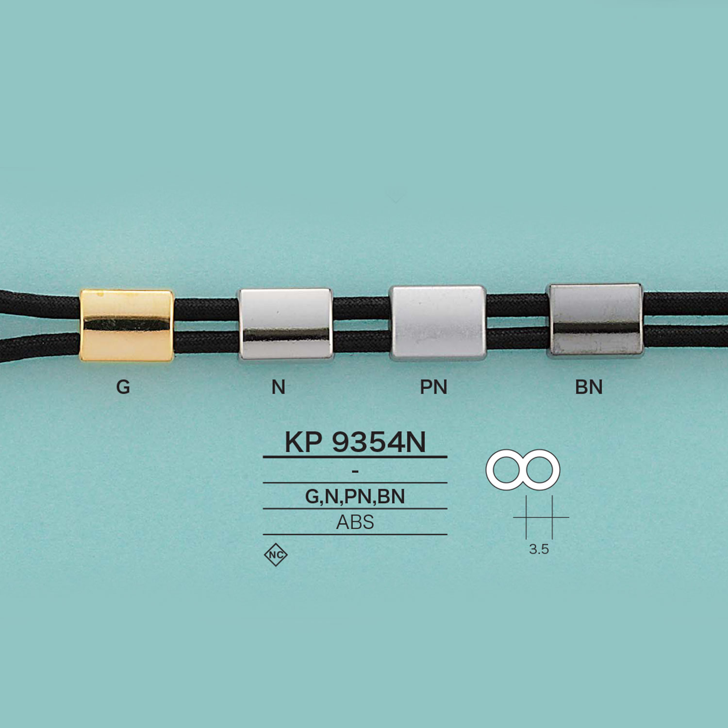 KP9354 موقف الحبل[أبازيم وحلقات] IRIS