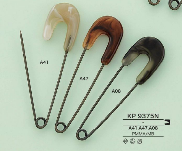 KP9375N دبوس لحاف بتصميم صدفة السلحفاة[سلع متنوعة أخرى] IRIS