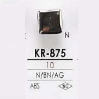 KR875 زر بساق مربعة من راتنج ABS[أزرار] IRIS