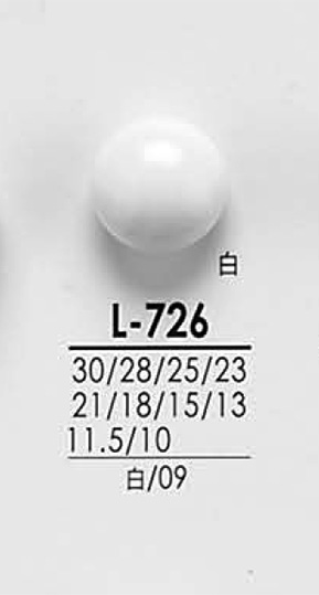 L726 أزرار للتلوين الأسود، من القمصان إلى المعاطف IRIS