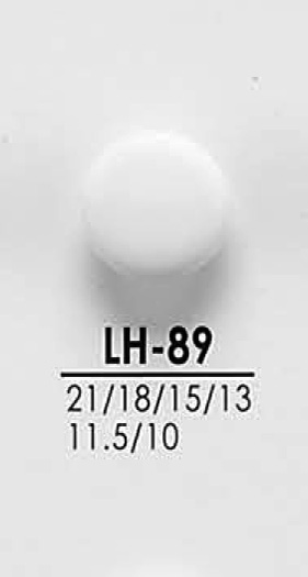 LH89 أزرار لكل شيء من القمصان إلى المعاطف، باللون الأسود وقابلة للصباغة IRIS