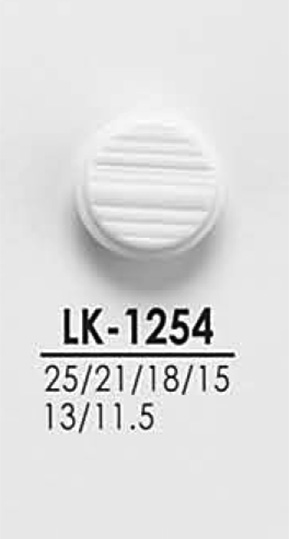LK1254 أزرار للقمصان والمعاطف، سوداء وقابلة للصبغ IRIS