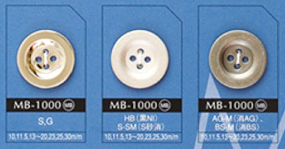 MB1000 زر معدني بسيط ذو 4 فتحات[أزرار] DAIYA BUTTON