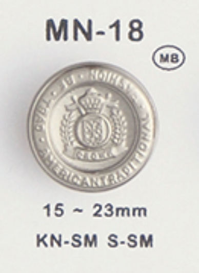 MN18 زر معدني[أزرار] DAIYA BUTTON