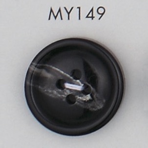 MY149 زر راتنج بوليستر بحافة و4 ثقوب[أزرار] DAIYA BUTTON