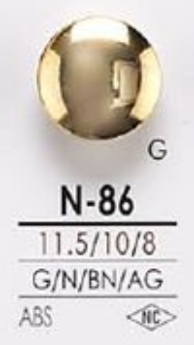 N86 زر معدني من راتنج ABS[أزرار] IRIS