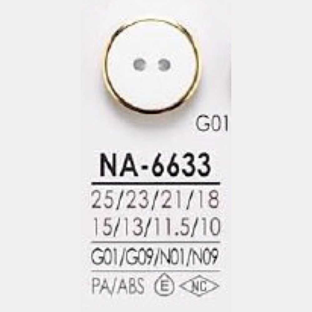 NA6633 زر بفتحة أمامية وثقبين من راتنج النايلون/راتنج ABS[Buttons] IRIS