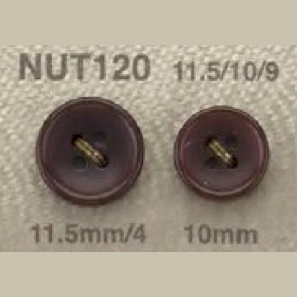 NUT120 زر جوز بأربع ثقوب[أزرار] IRIS