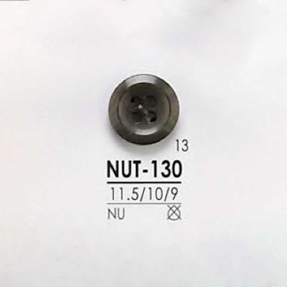 NUT130 زر بأربع فتحات من مادة الجوز الطبيعي[Buttons] IRIS