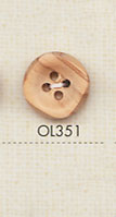 OL351 زر خشبي طبيعي بأربع فتحات[أزرار] DAIYA BUTTON