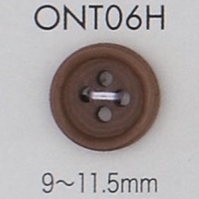 ONT06H زر كوروزو طبيعي ذو حافة بأربع فتحات[أزرار] DAIYA BUTTON