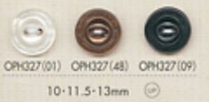 OPH327 زر بفتحتين مع حافة[Buttons] DAIYA BUTTON