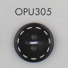 OPU305 زر بوليستر بنمط قوقعة السلحفاة بأربع فتحات بتصميم غرزة[أزرار] DAIYA BUTTON