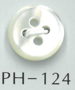 PH124 زر صدفي بأربعة ثقوب[أزرار] Sakamoto Saji Shoten