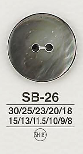 SB26 زر من الصدف[أزرار] IRIS