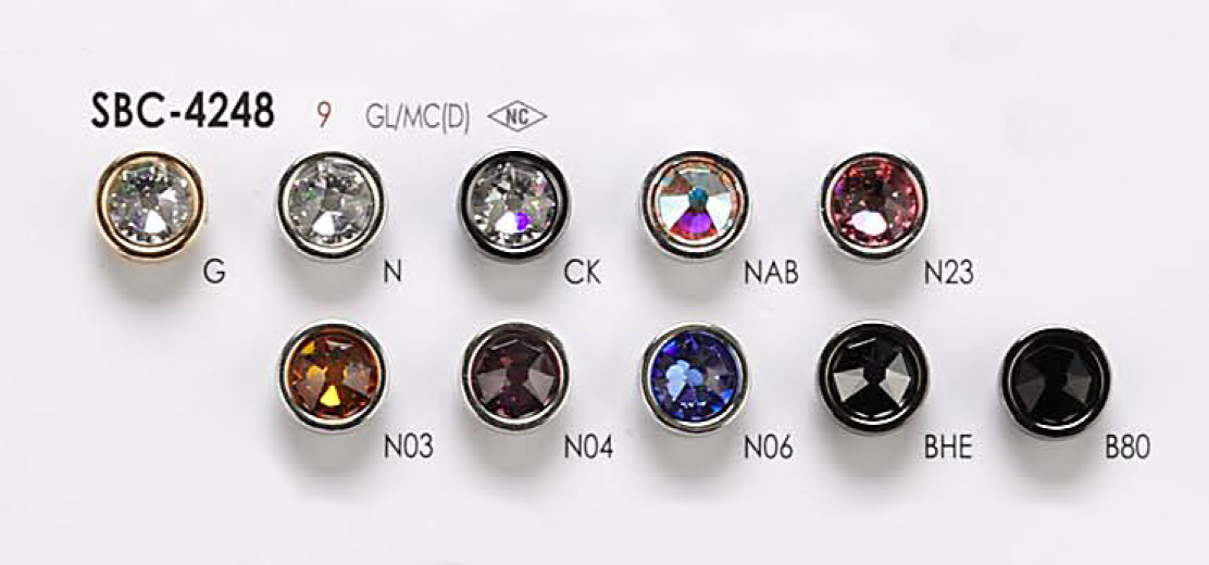 SBC4248 زر كريستالي[أزرار] IRIS