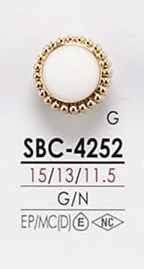 SBC4252 زر معدني للصباغة[أزرار] IRIS